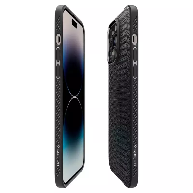 Custodia Spigen Liquid Air iPhone 14 Pro Max 17 cm nero