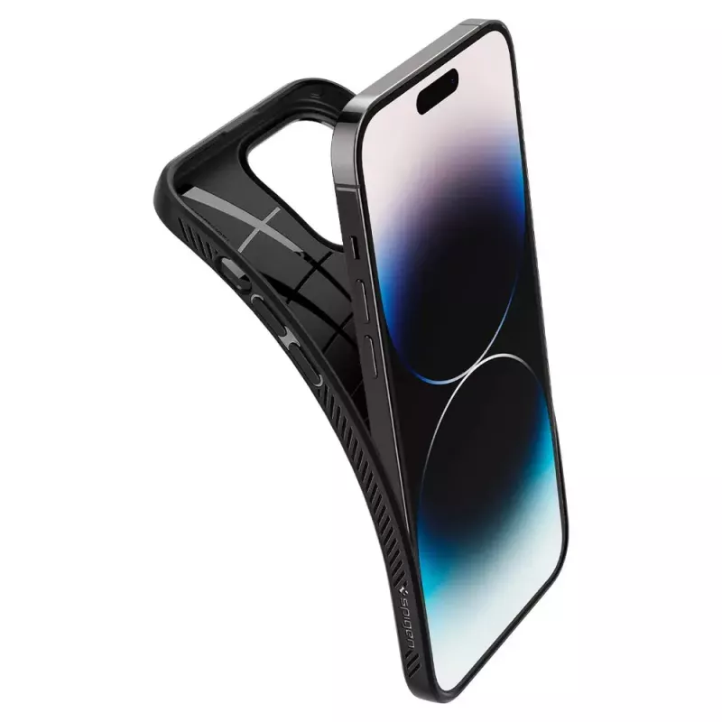 Custodia Spigen Liquid Air iPhone 14 Pro Max 17 cm nero