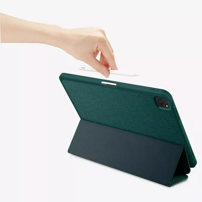 Custodia flip Spigen Urban Fit 33 cm (13 pollici) per iPad Pro 2024 verde