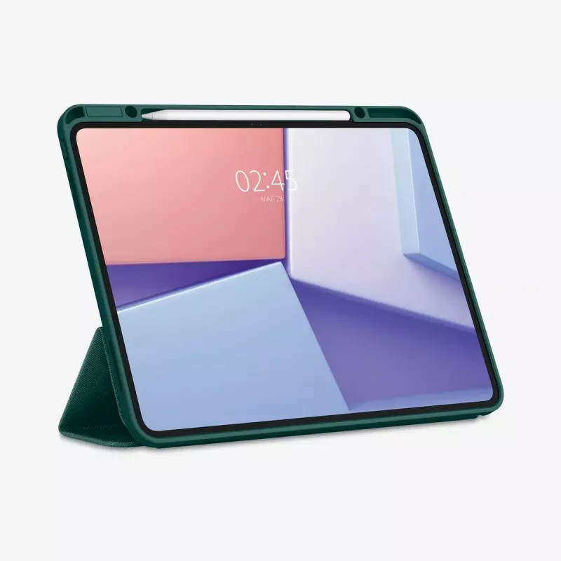 Custodia flip Spigen Urban Fit 33 cm (13 pollici) per iPad Pro 2024 verde