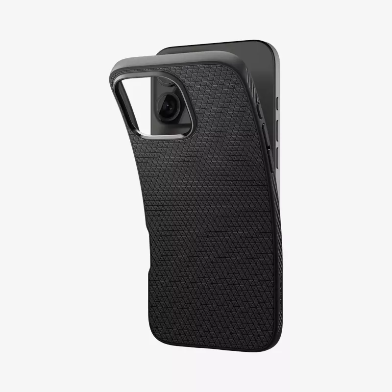 Custodia Spigen Liquid Air iPhone 16 Pro Max 17,5 cm nero