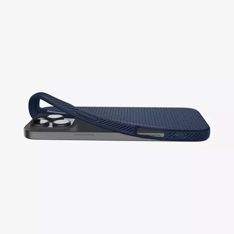 Custodia per cellulare Spigen Liquid Air blu navy per iPhone 16 Pro Max