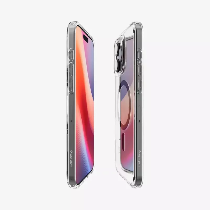 Custodia per cellulare Spigen Ultra Hybrid (MagFit) 17,5 cm grafite trasparente