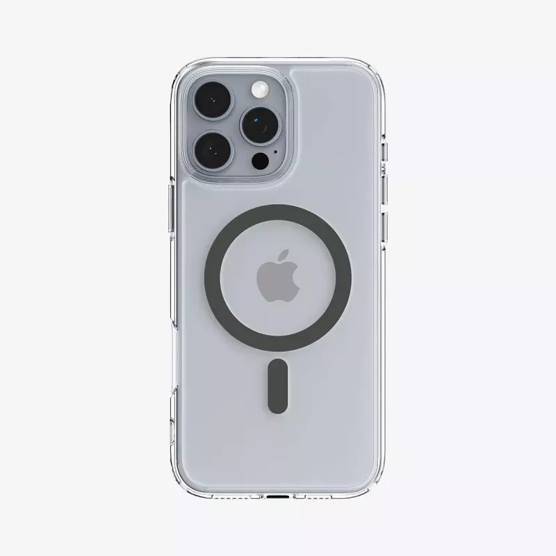 Custodia per cellulare Spigen Ultra Hybrid (MagFit) 17,5 cm grafite trasparente