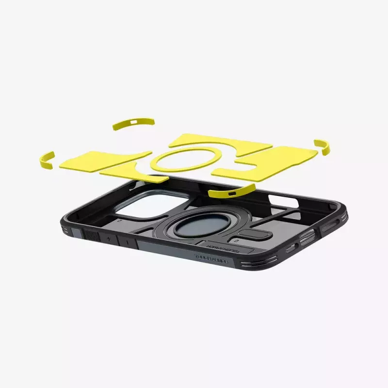 Custodia per cellulare Spigen Tough Armor AI grigio per iPhone 16 Pro Max