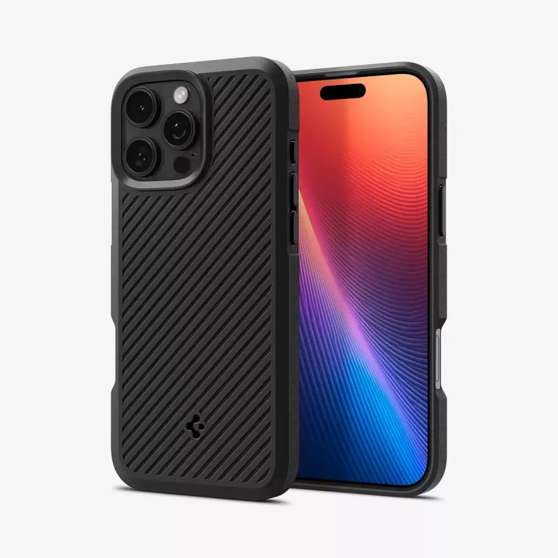 Custodia Spigen Core Armor iPhone 16 Pro Max 17,5 cm nero