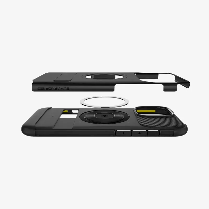 Custodia per cellulare Spigen Slim Armor (MagFit) nero 17,5 cm