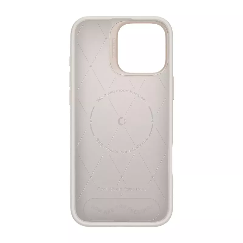 Cover CYRILL Kajuk Mag custodia iPhone 16 Pro Max crema monocromatico