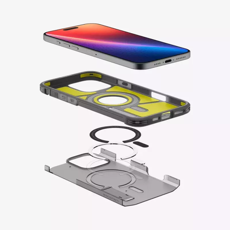 Cover Spigen Tough Armor AI MagFit iPhone 16 Pro Max nero