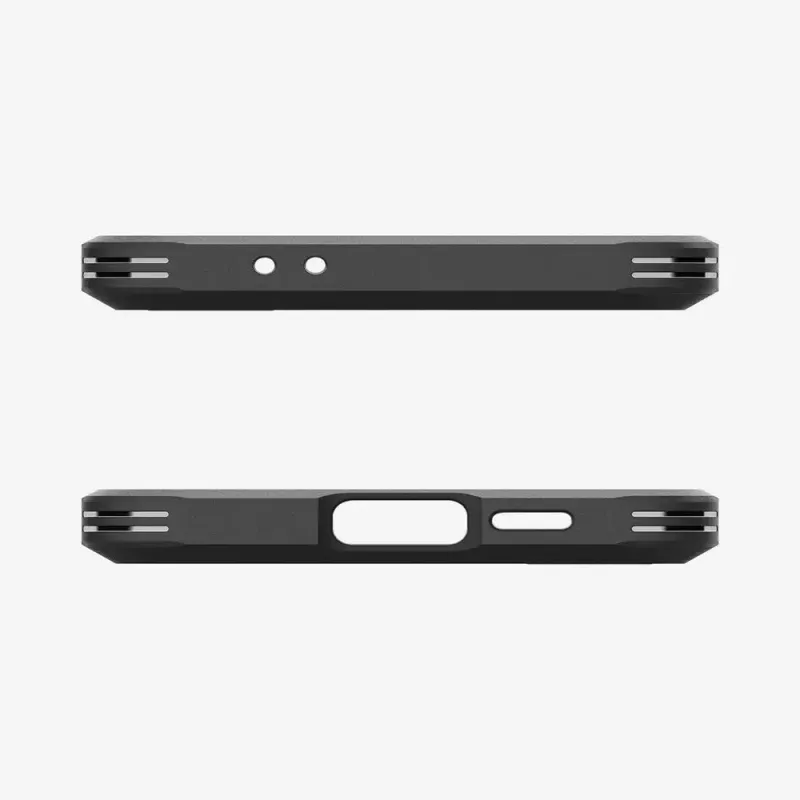 Cover Spigen Tough Armor Galaxy S24 FE nero supporto da tavolo