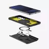 Cover Spigen Tough Armor Galaxy S24 FE nero supporto da tavolo