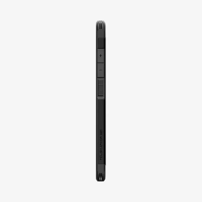 Cover Spigen Galaxy S25 Ultra Tough Armor AI nero supporto da tavolo