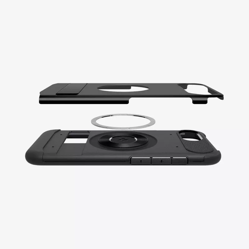 Cover Spigen Slim Armor iPhone 16e custodia nero