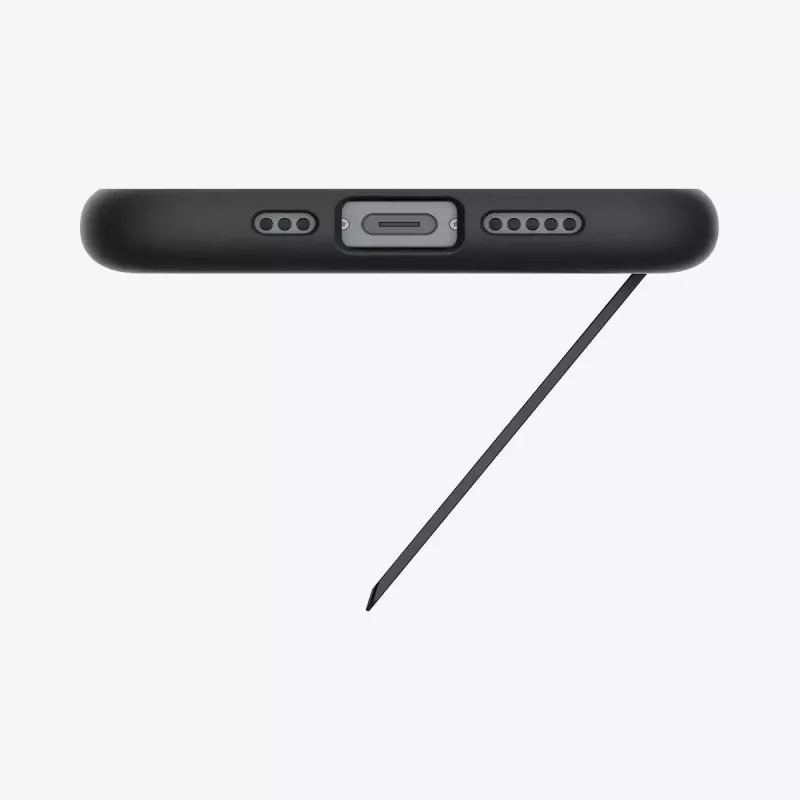 Cover Spigen Slim Armor iPhone 16e custodia nero