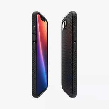 Cover Spigen Liquid Air iPhone 16e custodia nero opaco
