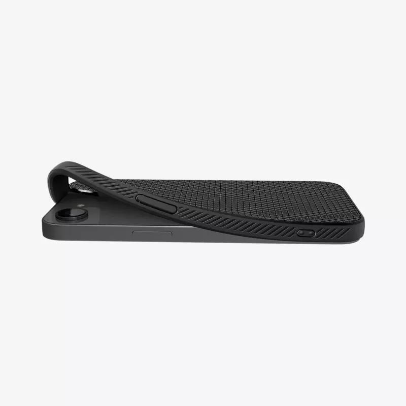 Cover Spigen Liquid Air iPhone 16e custodia nero opaco