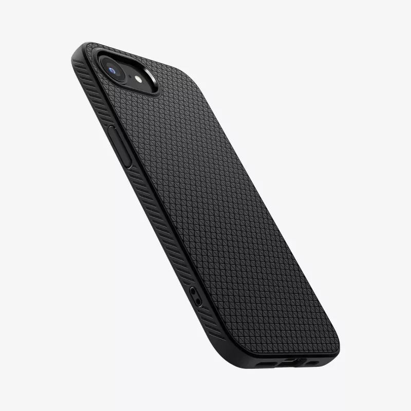 Cover Spigen Liquid Air iPhone 16e custodia nero opaco