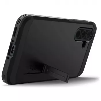 Custodia protettiva Spigen Tough Armor per Samsung Galaxy A36 5G – doppio strato, nero