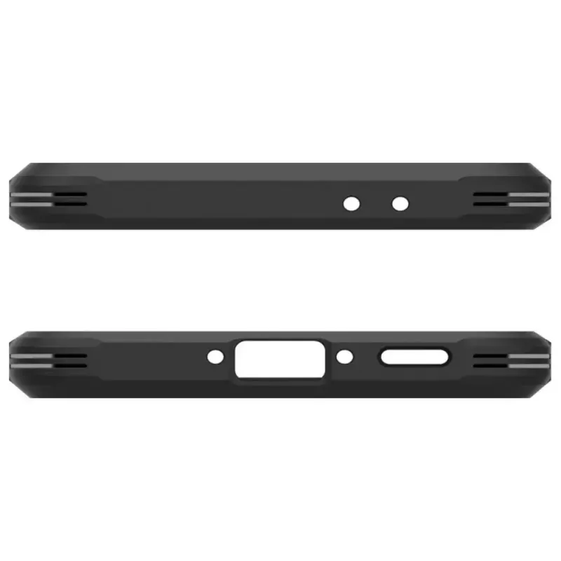 Custodia protettiva Spigen Tough Armor per Samsung Galaxy A36 5G – doppio strato, nero