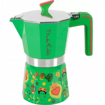 Pentolame Pedrini Frida Kahlo verde 02CF158 – set pentole decorativo