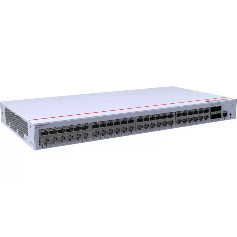 Switch HUAWEI CloudEngine S310-48T4S — 48x Gigabit Ethernet (10/100/1000), 1U, console RJ-45, grigio