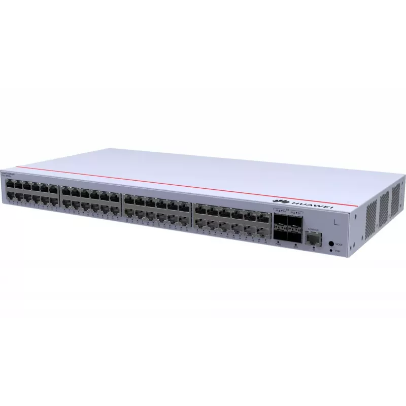 Switch HUAWEI CloudEngine S310-48T4S — 48x Gigabit Ethernet (10/100/1000), 1U, console RJ-45, grigio