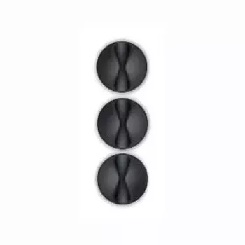 Organizzatore per cavi BlueLounge CableDrop Mini, compatto fermacavi da scrivania, nero