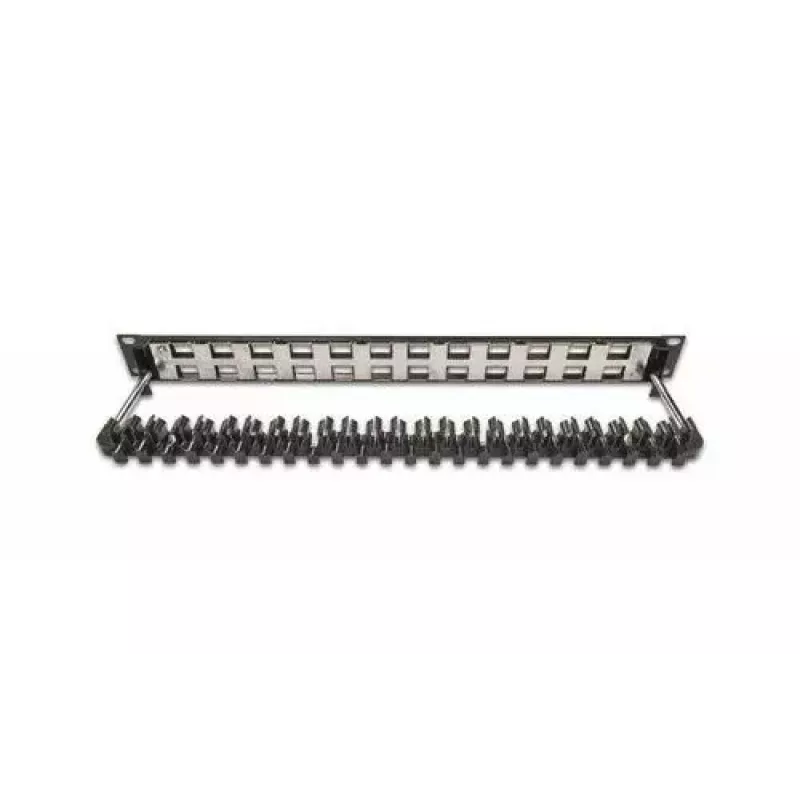 Patch panel 1U Wirewin WKS PANEL 24 nero