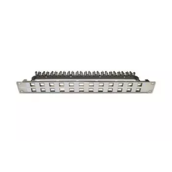 Patch panel 1U Wirewin WKS PANEL 24 nichel sottile