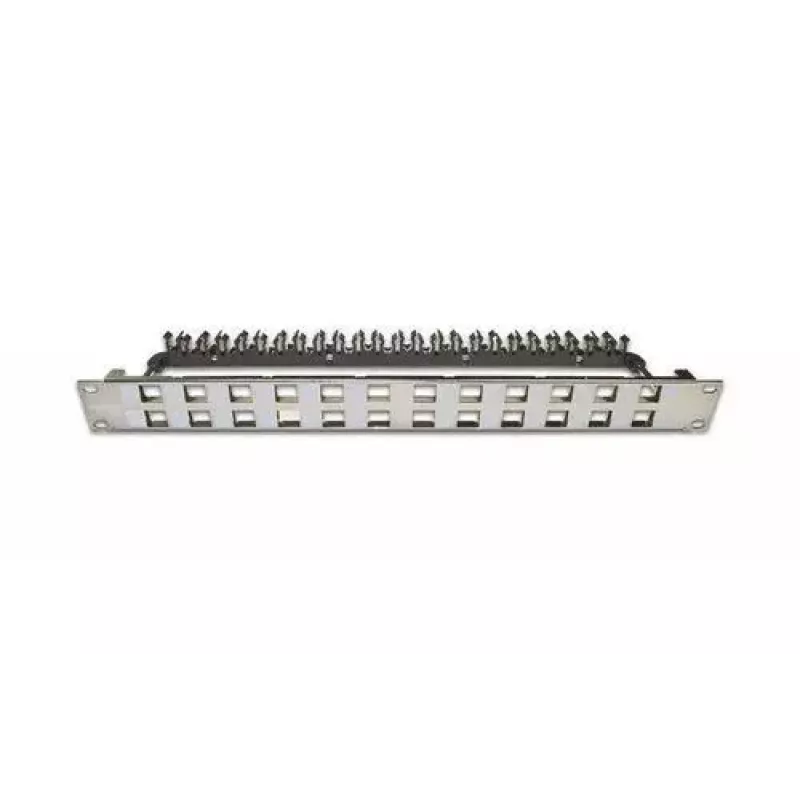 Patch panel 1U Wirewin WKS PANEL 24 nichel sottile