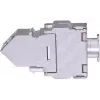 Modulo keystone Wirewin WKS JACK KAT6A STP 45 angolato argento