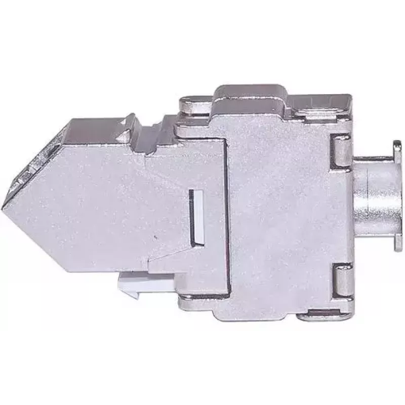 Modulo keystone Wirewin WKS JACK KAT6A STP 45 angolato argento