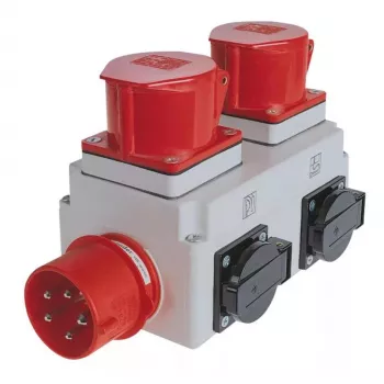 Unità di distribuzione elettrica Holzmann ALA1_400V 2 uscite AC 230–400V