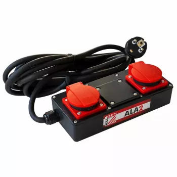 Distributore di corrente Holzmann ALA2_230V 2 prese AC 230V 16A
