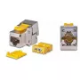 Modulo keystone Wirewin WKS JACK KAT6A STP EA 12 RJ-45 piatto metallico giallo