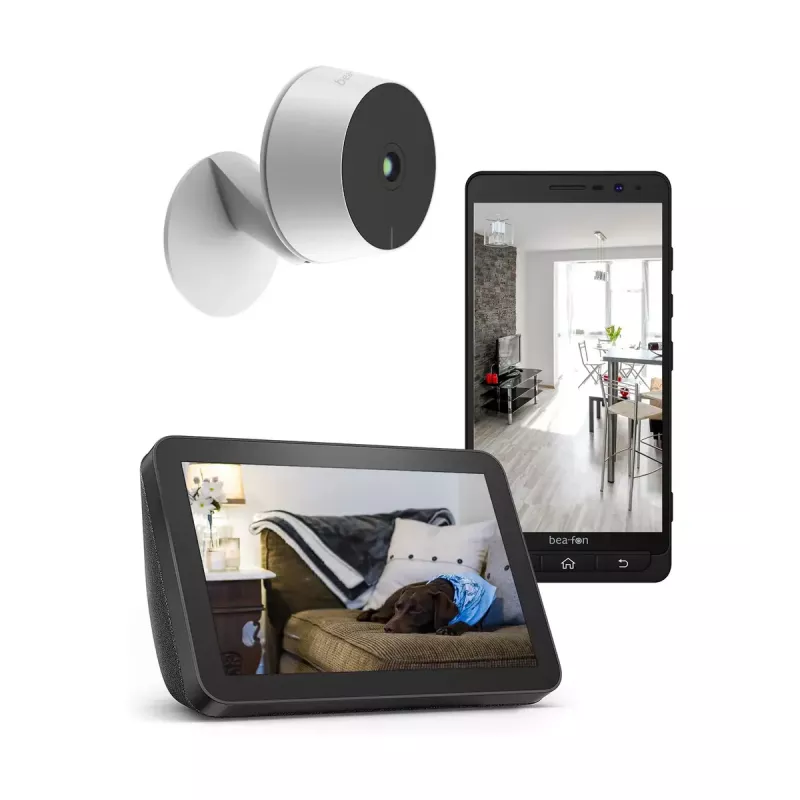 Telecamera di sicurezza IP Beafon Mini 1M 2304 x 1296 pixel interno con filo senza fili