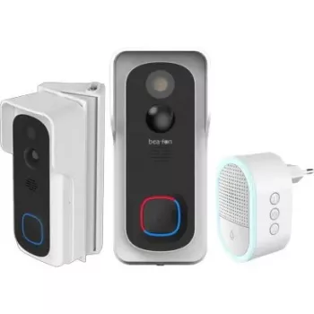 Videocitofono Beafon SmartHome Visitor 2V Tuya set – telecamera HD wireless, modello BEASH-2VSET-W