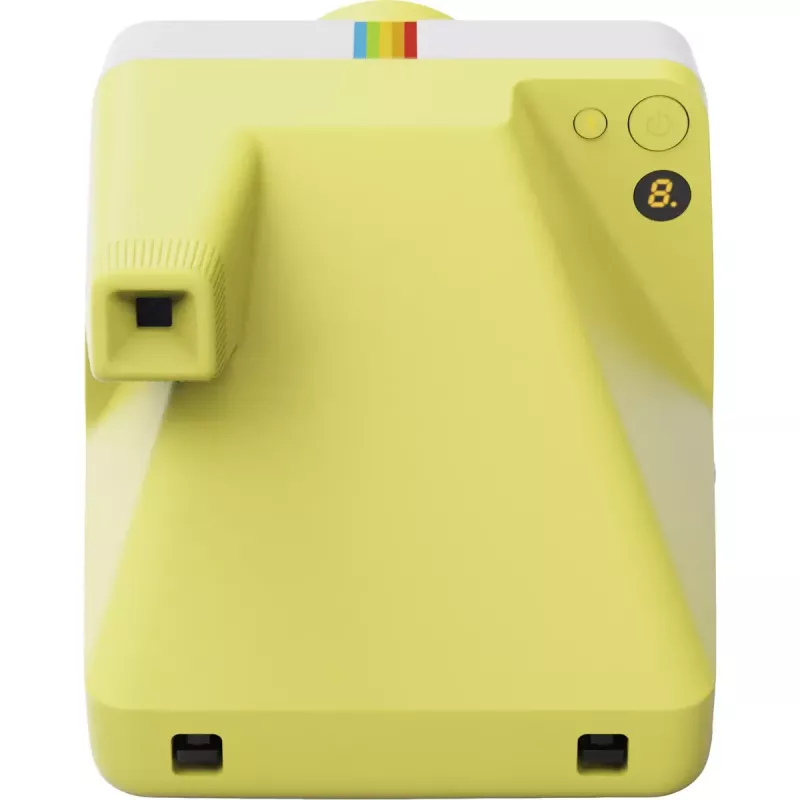 Fotocamera istantanea POLAROID Now Gen 3 giallo — modello 9158, fotocamera istantanea analogica, flash integrato
