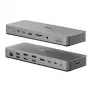 Dock per laptop / replicatore di porte ALOGIC TB4DU4 — Thunderbolt con cavo, 96 W, lettore schede SD/microSD, 3,5 mm, alluminio/ABS