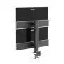Supporto per monitor ALOGIC ED34VMSSGR con morsetto per schermi fino a 34 pollici, doppio display, capacità 12 kg, grigio