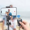 Tech-Protect L03S Selfie stick treppiede con telecomando Bluetooth, nero