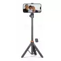 Tech-Protect L03S Selfie stick treppiede con telecomando Bluetooth, nero