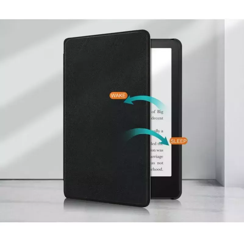 Custodia protettiva Smart Case Tech-Protect per Kindle Paperwhite V 5 Signature Edition — nero