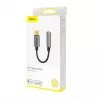 Baseus L54 adattatore audio USB-C + mini jack 3,5 mm (nero+grigio)