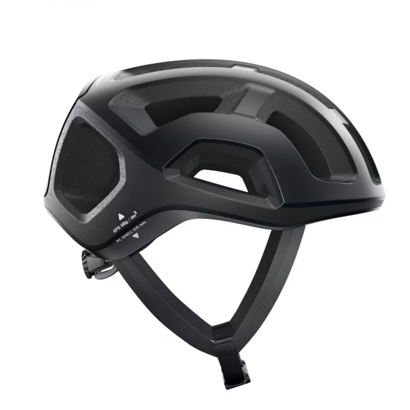 POC VENTRAL LITE casco da bici regolabile, taglia M 54-59 cm, nero