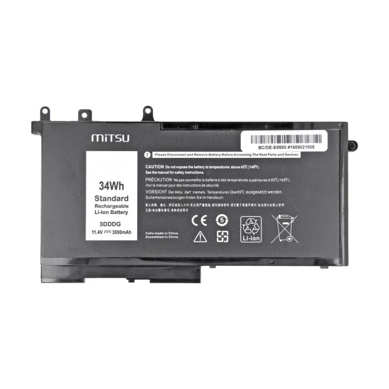 Batteria ricaricabile Dell Latitude E5580 (3000 mAh)