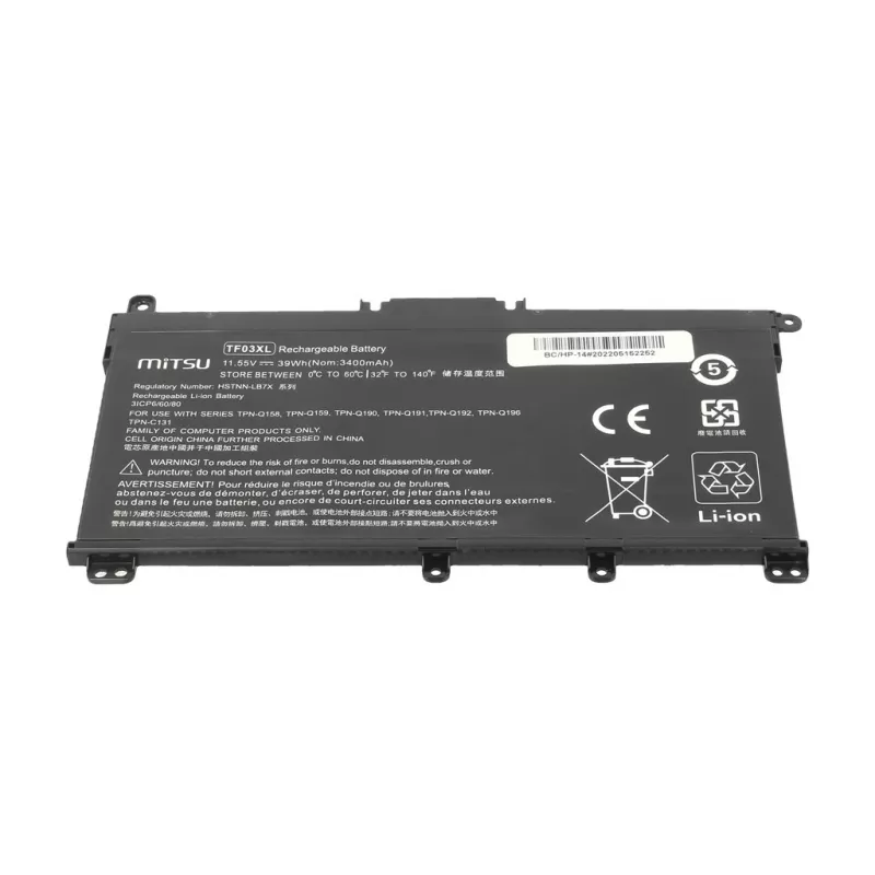#Mitsu per HP 14-BP 3400mAh (39Wh) 11,55V