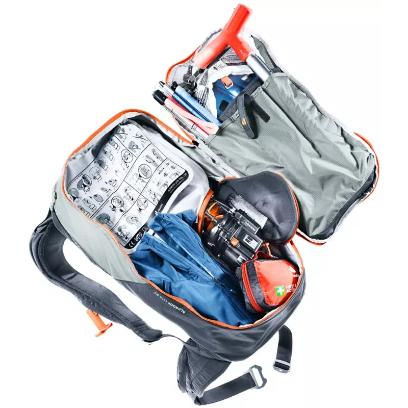 Deuter Alproof Lite 22 stagno/nero – zaino da valanga