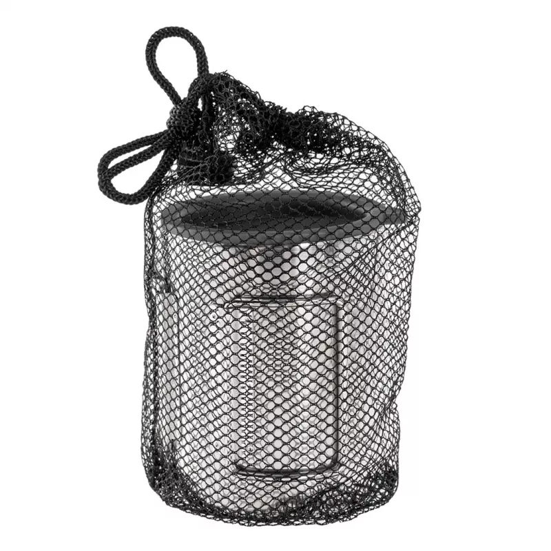 Helikon tazza termica con coperchio 250 ml argento, nero