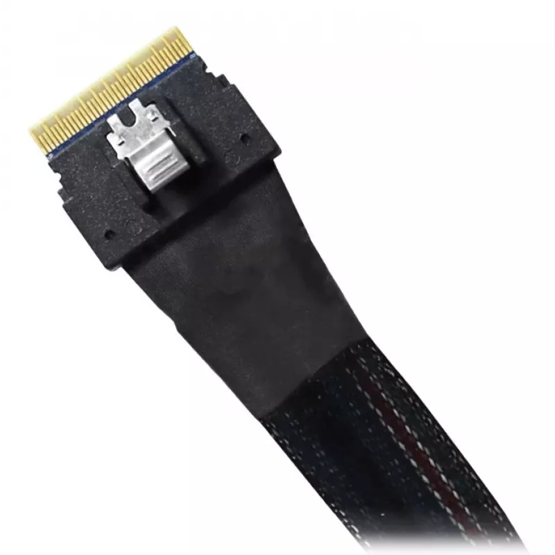 ICY DOCK - cavo SlimSAS 8i SFF-8654 a 2x SlimSAS 4i SFF-8654 - 0,5M